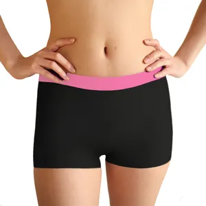 Boxer Briefs for Girls - Boy Shorts for Women with Customizable Waistband Panties Women Boxershorts Spandex / Cotton Boyshort