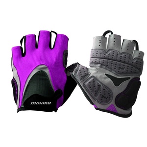 Accesorios antideslizantes transpirables para bicicleta, almohadilla de Gel para ciclismo, guantes cortos de medio dedo, guantes de conducción deportivos fijos - Product Image 4