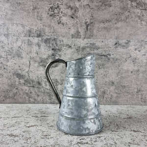 Arrosoir en métal galvanisé, vase rustique, pichet, vase à fleurs pour la décoration de la maison et du jardin, vente en gros - Product Image 5