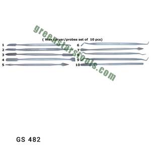 ชุดเครื่องมือช่างขี้ผึ้งเหล็ก482 GS 10ชิ้น220V เครื่องมือสำหรับเชื่อมเครื่องประดับสำหรับอัญมณี - Product Image 1