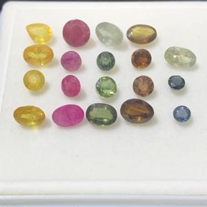 Piedra Preciosa Natural de Alta Calidad, Zafiro Redondo Facetado, Creaciones Rida, Calidad AAA+, para Joyería, Sin Tratar - Product Image 5