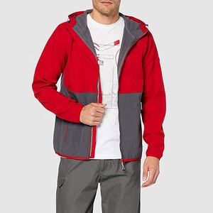 <b>Men's</b> Black Hooded Fleece <b>Jacket</b> <b>Half</b> <b>Zip</b> Casual Quick Dry Polyester Slim Fit Autumn Outerwear - Product Image 5