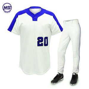 Conjunto de ropa deportiva transpirable con logotipo personalizable, los mejores uniformes de béisbol universitarios económicos para jóvenes - Product Image 2