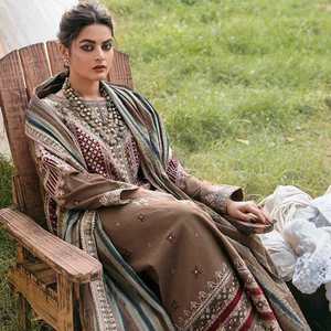 Robe de mariage magnifique, tenue de bonne qualité, édition de mariage, Collection de broderie, longue robe complète - Product Image 3