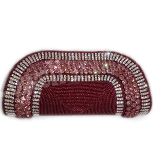 Bolso de mano de noche artesanal con lentejuelas brillantes para novias, de poliéster, para fiesta, para mujer - Product Image 1