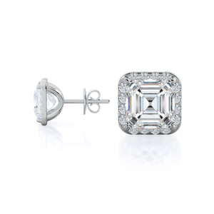 Véritable Moissanite Boucles d'oreilles Femme Push Back Lab Grown Diamond Basket Or en 14k Solide pour Boîte à Bijoux de Mariage Blanc CLASSIQUE - Product Image 2