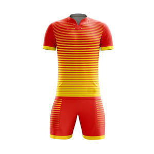 Conjunto de camisetas de fútbol personalizadas para niños, camisetas de licra, pantalones cortos, traje de equipo para Club, uniforme de entrenamiento de fútbol para portero - Product Image 1