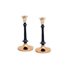 Meilleur support de pilier de bougie en métal de style vintage nouveau design bougeoir en métal fait à la main fabricant en gros bois meilleur inde - Product Image 6