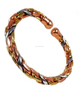 Latest Fashion <b>Copper</b> Cuff <b>Bracelets</b> with Unique Magnet Designs Urban Style Accessory - Product Image 4