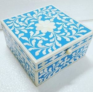 Caja con incrustaciones decorativas para mopa, incrustación de MDF personalizada para madre de perlas, el mejor precio, caja de resina de regalo hecha a mano con incrustaciones de hueso - Product Image 5