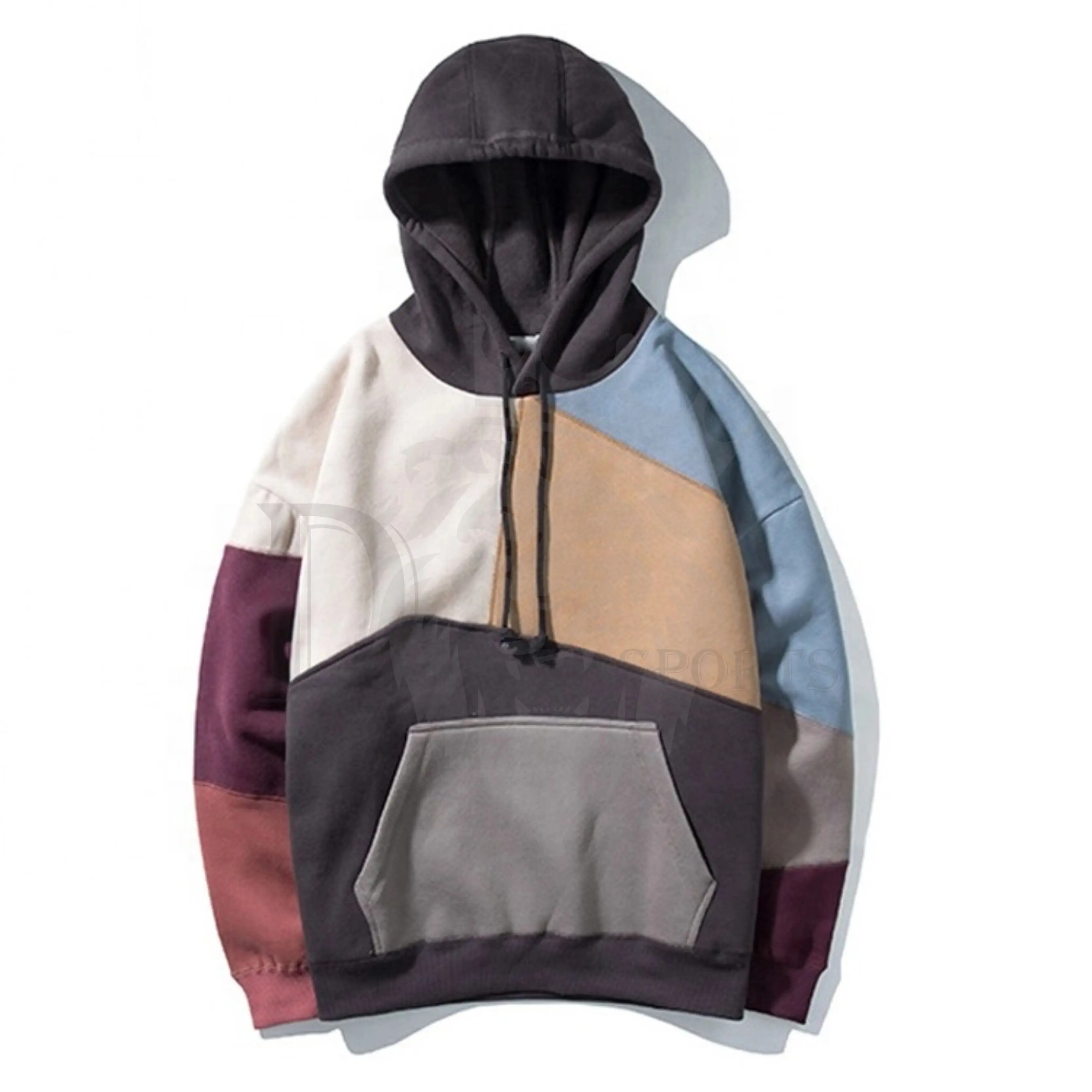 2023 kustom hoodie pria warna Blok hoodie banyak warna hoodie untuk pria