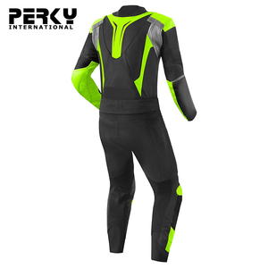 Traje de carreras de cuero para hombre, nuevo diseño, venta al por mayor - Product Image 4