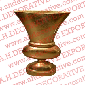 Jarrón de Flores Antiguo Dorado Único para Centros de Mesa de Boda, Jarrón de Metal de Alta Calidad para Decoración de Bodas - Product Image 6