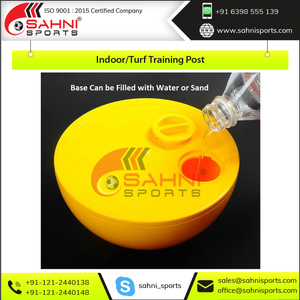 เสาฝึกซ้อมอเนกประสงค์ PVC พร้อมฐานโดม ชุดเสาฝึกซ้อมในร่มสำหรับสนามหญ้าเทียม ชุดเสาฝึกซ้อม PVC - Product Image 2