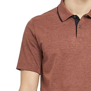 Chemise pour homme sur mesure OEM, couleur unie marron, anti-rides, tissu jersey 100% coton, coupe ajustée, séchage rapide - Product Image 6