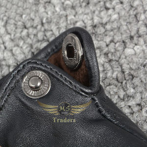 Gant polyvalent en cuir de mouton véritable pour hommes, chaud et confortable pour les textos à écran tactile et la conduite. - Product Image 4