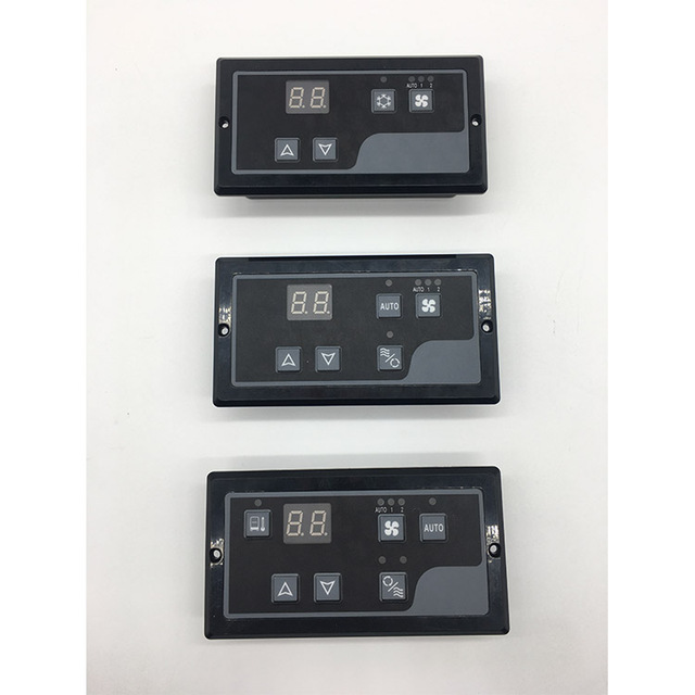 NEWBASE New Spheros Bus AC Controller CK201381312 GL-W161 Air Conditioning Heater Climate Control Switch Panel LED Display IP43