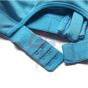 สปอร์ตบราบุนวมสำหรับออกกำลังกายมีซิปดันทรงด้านหน้าถอดออกได้ระบายอากาศได้ดีเป็นมิตรต่อสิ่งแวดล้อม - Product Image 3