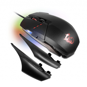 Souris de jeu <span class=keywords><strong>MSI</strong></span> Clutch GM60 avec éclairage RGB USB, DPI réglable, souris optique programmable de qualité gaming - Product Image 3