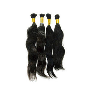 Extensiones de Cabello 100% indio Remy, pelo indio virgen, mechones a granel - Product Image 1