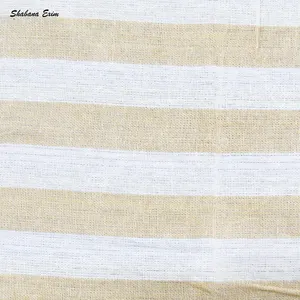 <b>Indian</b> <b>Fabric</b> Factory's 100% Cotton Yarn Dyed Stripe Baby Shirt Interlock Woven Seersucker <b>Fabric</b> for Upholstery Lining Bags - Product Image 1
