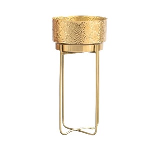 กระถางต้นไม้โลหะงานทำมือสำหรับดอกไม้ในสวนกระถางต้นไม้โลหะสำหรับบ้านงานปาร์ตี้กลางแจ้ง - Product Image 2