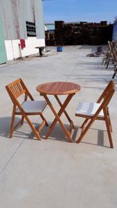 Acacia extérieur en bois naturel patio jardin arrière-cour ensemble de bistro meubles de balcon ensembles de jardin extérieur meubles du Vietnam - Product Image 2