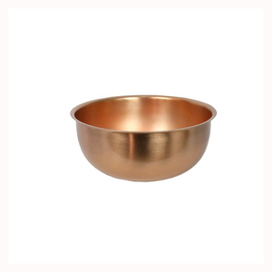 Tazón de Metal de Diseño Lujoso con Acabado Pulido Brillante Estilo Antiguo, Recipiente para Almacenar Alimentos, Tazón para Ensaladas, Tazón para Servir Hecho a Mano - Product Image 3
