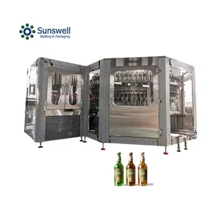 Automatic Beer Bottle Filling Machine Automatic Beer Filling and Capping Machine