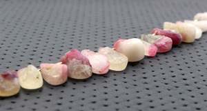 Belle collection de 15 pièces de pierres précieuses en forme de poire de tourmaline naturelle pour la fabrication de bijoux faits à la main pierre brute non traitée - Product Image 2