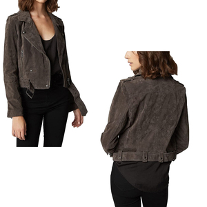 OEM High Quality Women Fashion Leather <b>Jackets</b> Original <b>Sheep</b> <b>Skin</b> Leather Custom Size Leather <b>Jackets</b> - Product Image 3