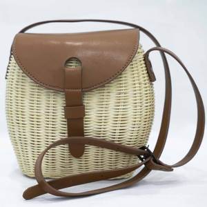 Sac à bandoulière en rotin naturel du Vietnam pour femmes, pochette en bambou, tendance, nouvelle collection 2020 - Product Image 2