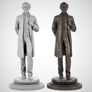 Tượng Điêu Khắc Đồng Beelden Beeld Brons Buste Lincoln Đặt Làm Theo Yêu Cầu Của Nhà Máy - Product Image 5