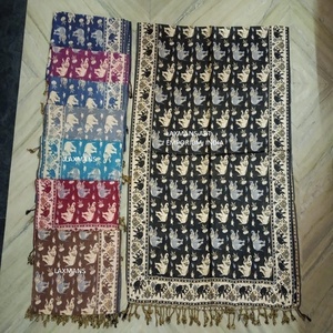 Foulards d'hiver en viscose châles viscose pashmina foulards d'hiver châles étoles conceptions paisely conceptions châles de créateur en viscose - Product Image 1