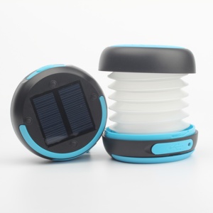 Collapsible Solar Energy LED Camping Lantern <b>Light</b> <b>Rechargeable</b> for Outdoor Camping - Product Image 1