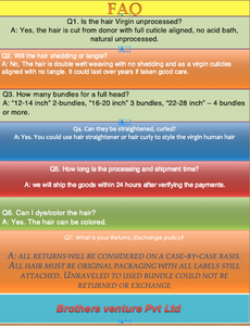 ตัวอย่างฟรี100% มิงค์บราซิลเวอร์จินมนุษย์ผม,ขายส่งเวอร์จินบราซิลผู้ขายผม,หนังกำพร้าดิบชิดรวมกลุ่มผม - Product Image 6