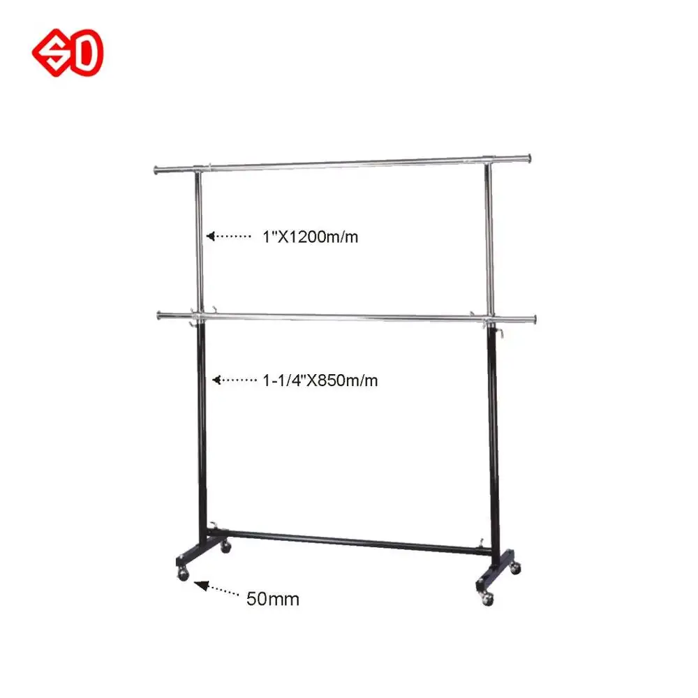 DR-104H bedroom portable display stand cloth hanger rack garment rack