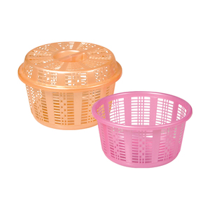 Eco-Friendly Small Plastic Detachable Handle Fruit and Vegetable Storage <b>Hamper</b> <b>Basket</b> - Product Image 1