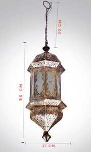 Hot Selling Oriental Metal/Glass Lantern in <b>Moroccan</b> Design Customized Color for Christmas <b>Decorations</b> New Arrival - Product Image 3