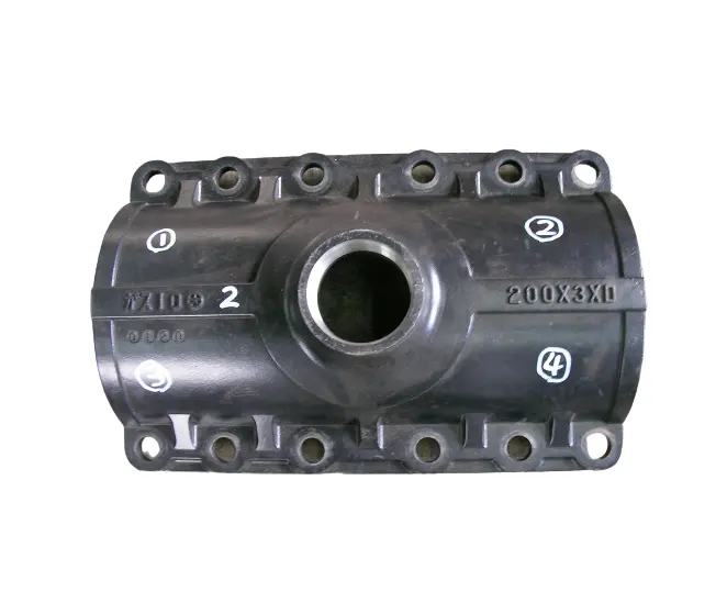 Durable using Clamp saddle for gas pipe machinery engine parts nodular cast iron lost foam casting OEM service accept