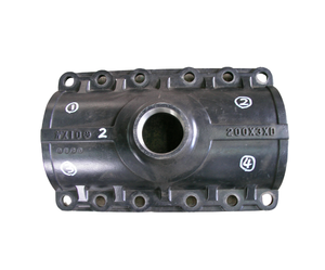 Utilisation Durable de la selle de serrage pour les pièces de moteur de machines à tuyaux de gaz, fonte nodulaire, mousse perdue, service OEM accepté - Product Image 1