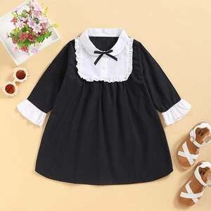 Hermoso vestido de algodón de diseñador indio para niñas, lo último en exigencia, personalizable en cualquier tamaño y color, ropa de bebé para grupos de edad - Product Image 1