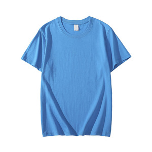 Camiseta de verano 2025 con cuello redondo para hombre, estampado y bordado de algodón personalizable, diseño liso en blanco personalizado con su logotipo - Product Image 4