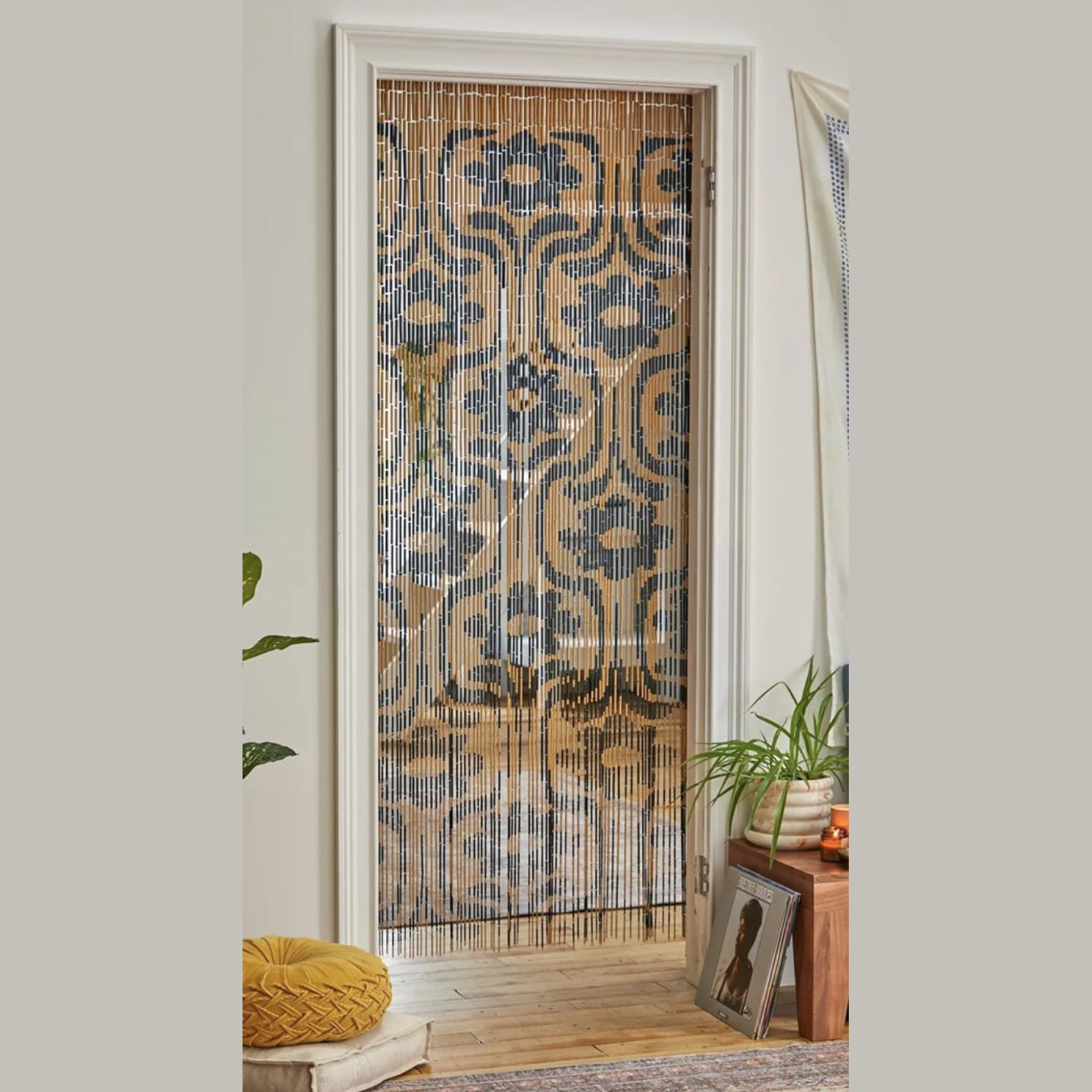 Curtain Divider Bamboo Door Curtain The Range Bead Door Curtains