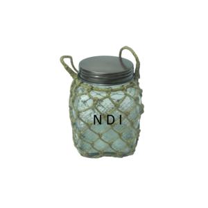 Récipient de nourriture décoratif fait à la main pot Mason en verre suspendu pot Mason en verre étanche à l'air pour les fournitures d'usine utilisation de la restauration à domicile - Product Image 1