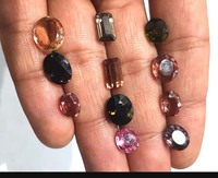 Magnifiques pierres précieuses semi-précieuses naturelles multicolores, petites, facettées, tourmaline, certifiées IGI, traitées thermiquement, qualité AAA, effet de couleur changeant