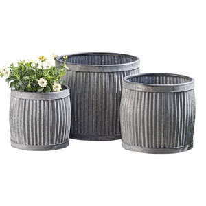 100% Quality Antique and Unique Decorative Planter Galvanized <b>Iron</b> Planters in Reasonable Rate - Product Image 5