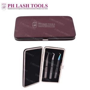 Stq — etui d'emballage Simple pour pincettes, boîtier élastique, stand 3 pincettes, haute qualité, boîte d'emballage à paillettes, étiquette privée - Product Image 6