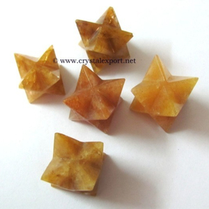 Cuarzo de oro Merkaba estrella en bajo precio | Proveedor de cuarzo de oro Merkaba estrella - Product Image 1