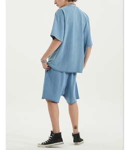 ชุดเสื้อยืดและกางเกงขาสั้น,ชุดเสื้อผ้าแฟชั่นทรงหลวมใส่ได้ทั้งชายและหญิง - Product Image 5